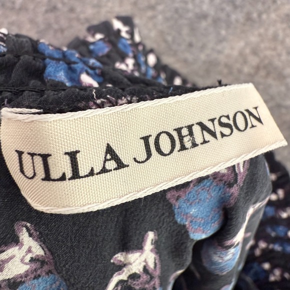 Ulla Johnson Naomie 100% Silk Harem Pants Womens 6 Floral Lightweight Stretch - Picture 10 of 12